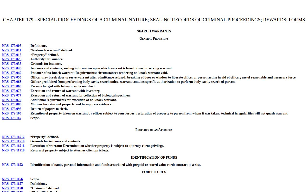 Churchill County released mugshot sealing rules under Nevada law